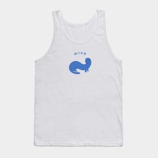 Cute Mink, Stylish art for weasel family lovers Tank Top